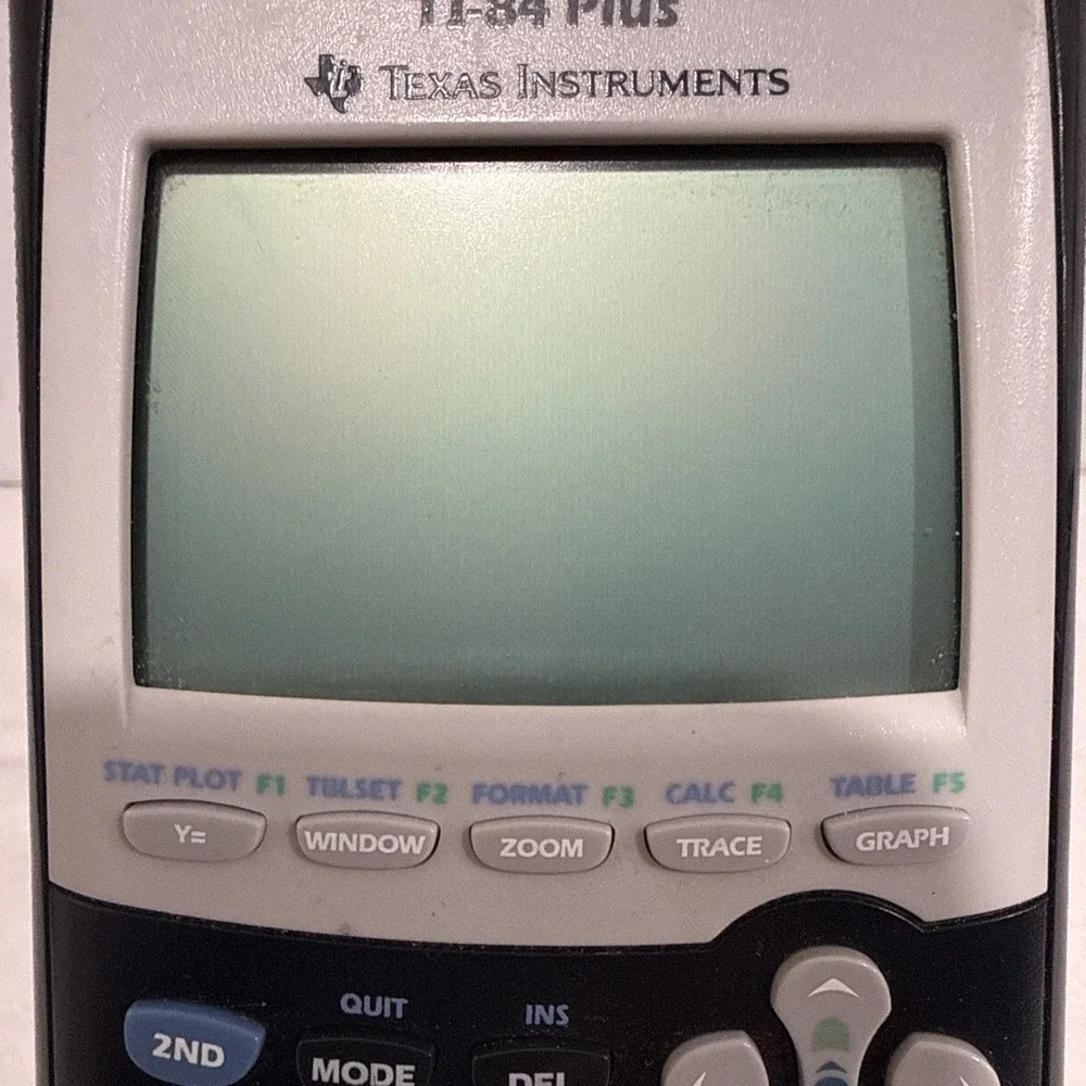 Texas Instruments TI-84 Plus Graphing Calculator Black Tested Working